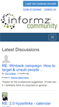 Mobile Screenshot of informz.connectedcommunity.org